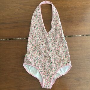 American Apparel Floral Halter Leotard